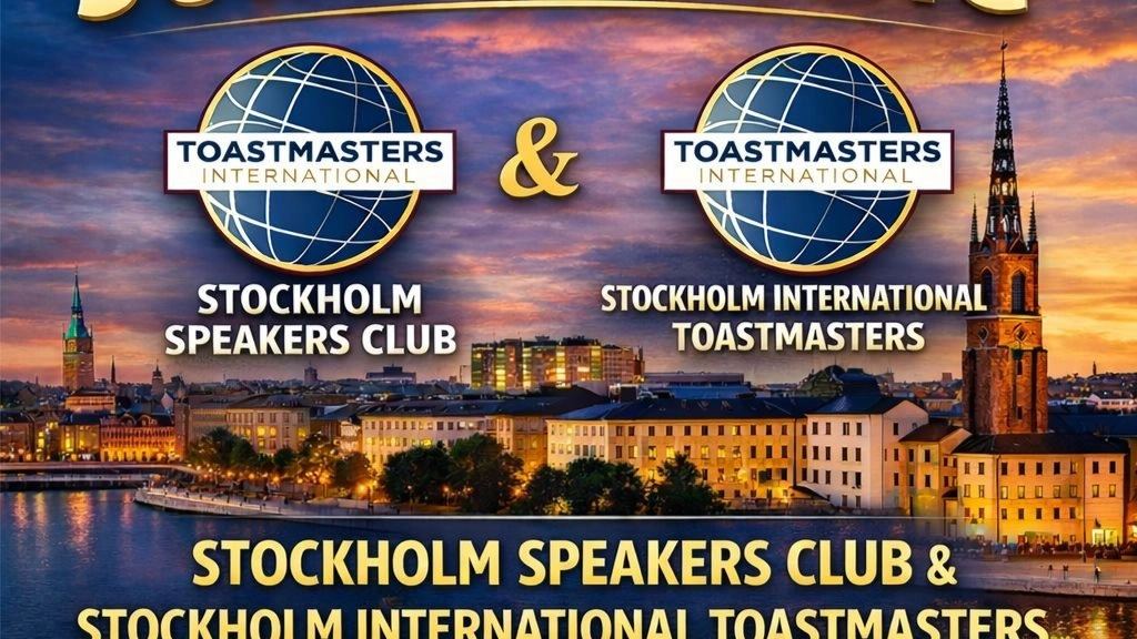Joint meeting - Stockholm Speakers Club and Stockholm International