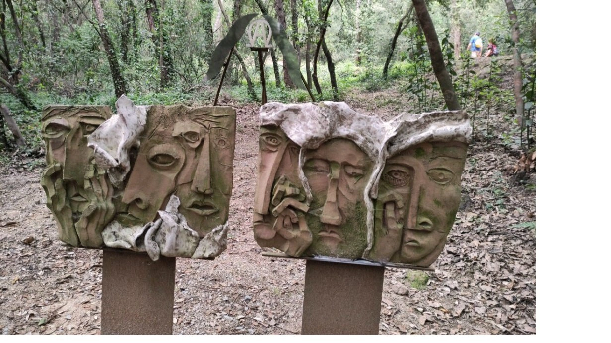 🌳🌳Senderismo Circular-Mataró-Bosc artístic d'Ernest Borras🌳🌳