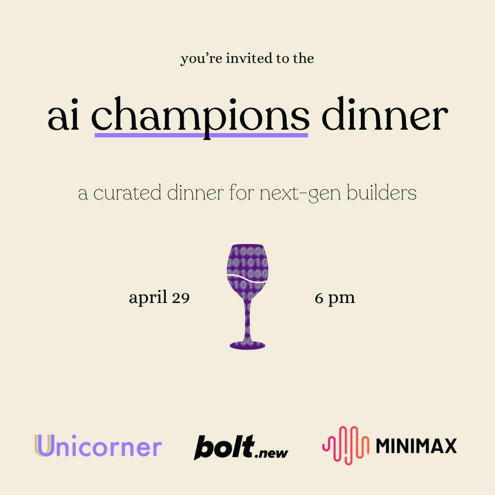 AI Champions Dinner