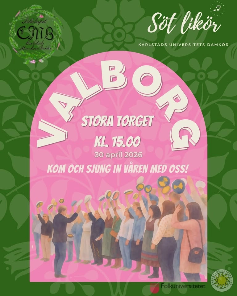 Söt likör och Sällskapet CMB sjunger in våren 2026!