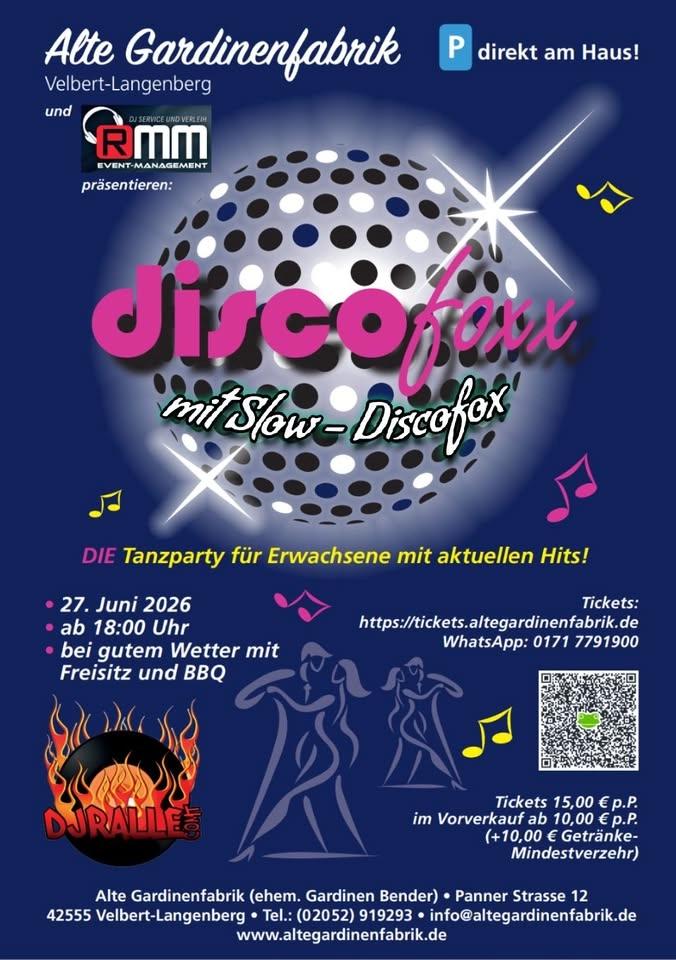 Discofox Party für Erwachsene