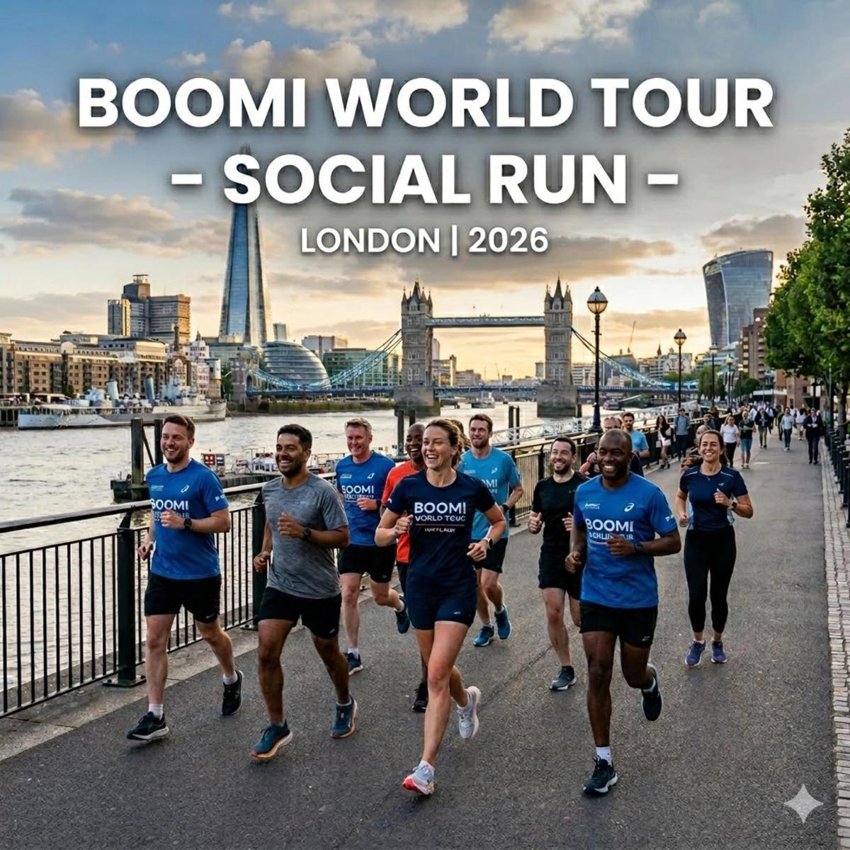 Boomi World Tour London - Morning Run hosted by Axaz