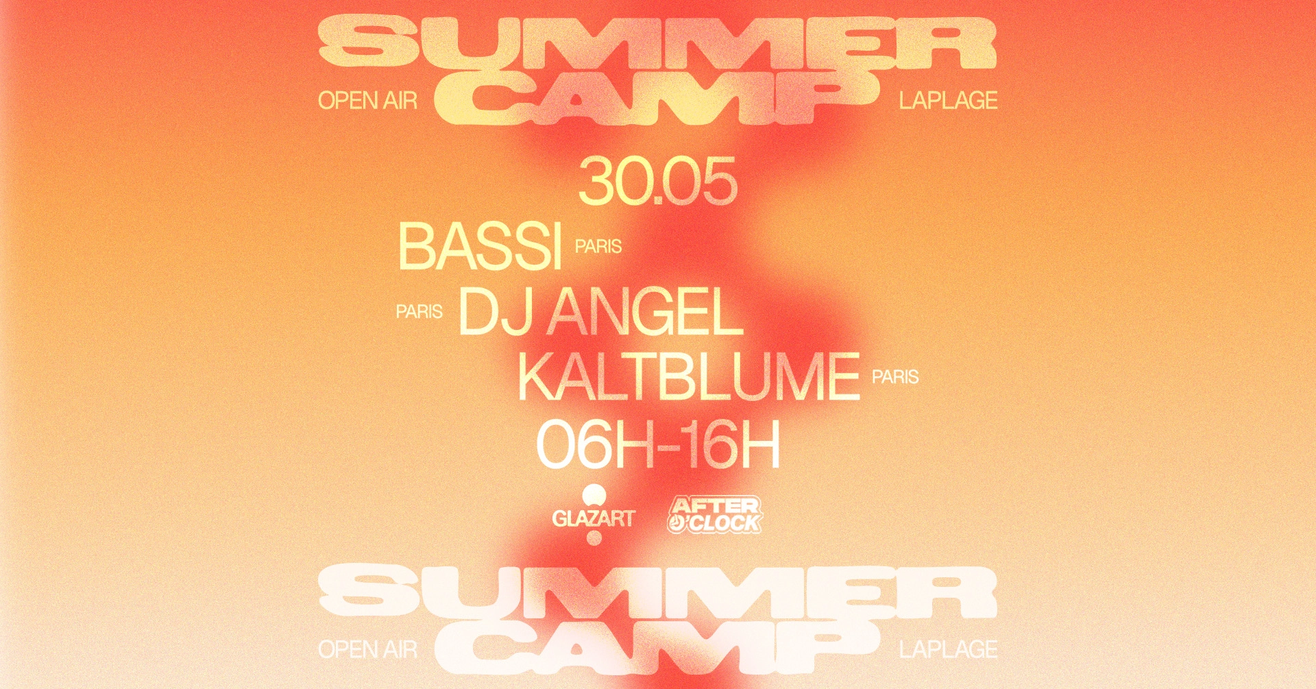 After O'clock X La Plage Open Air: KALTBLUME, BASSI, DJ ANGEL