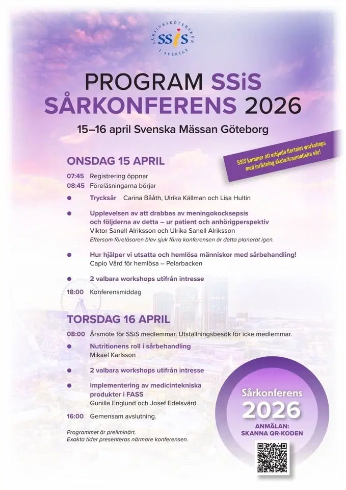 SSiS Sårkonferens 2026 i Göteborg