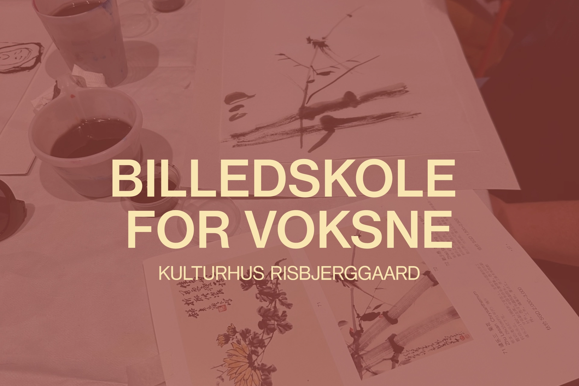 Billedskole for voksne – Anna Syberg og blomstermaleri
