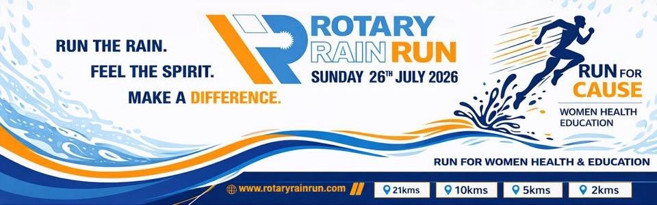 12th Edition: Rotary Rain Run Marathon, Goa