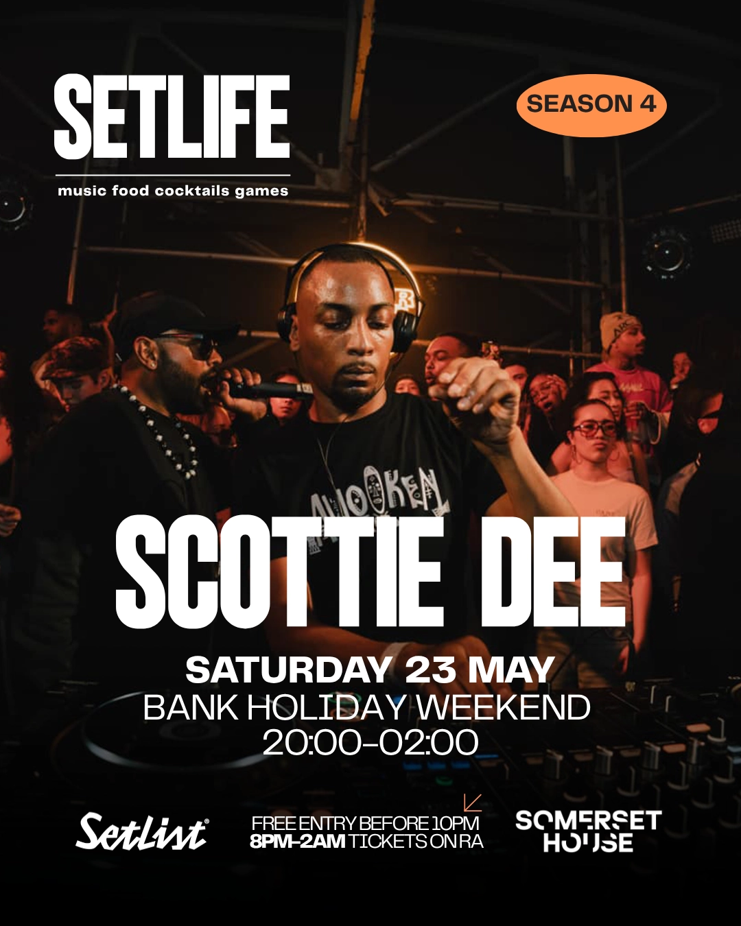 SETLIFE presents SCOTTIE DEE: MAY 23RD (BANK HOLIDAY)