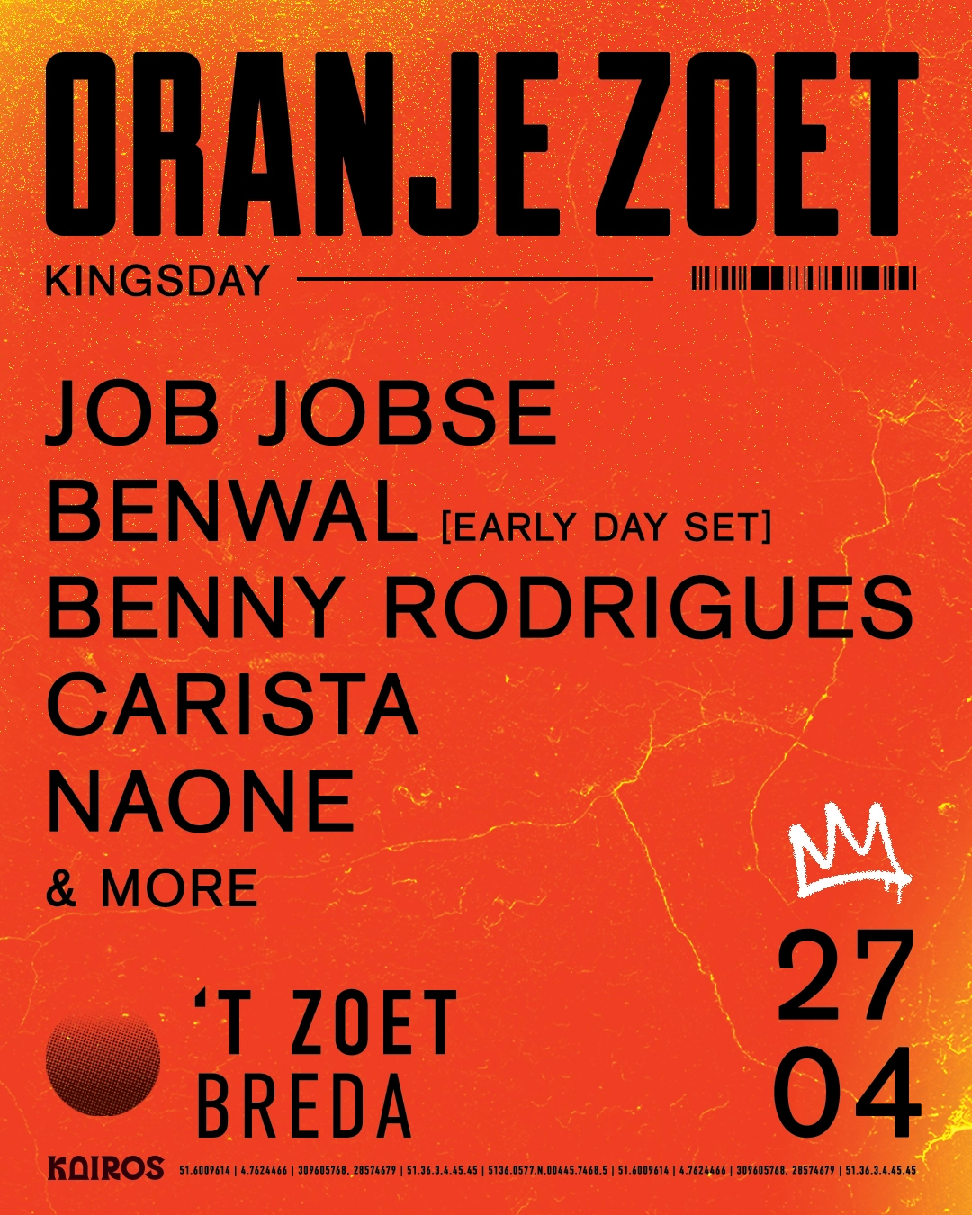 Oranje Zoet Kingsday
