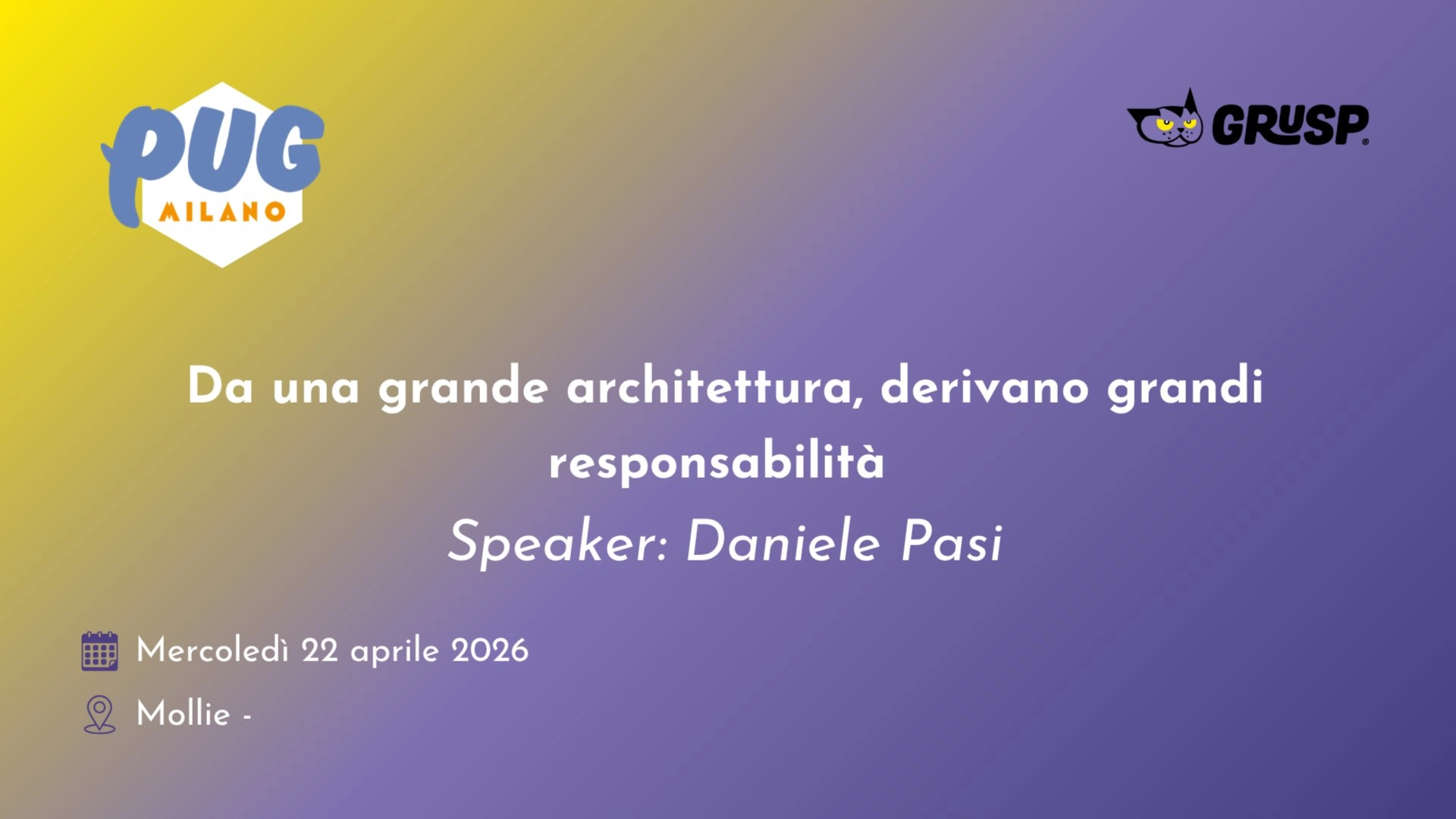 Da una grande architettura, derivano grandi responsabilità