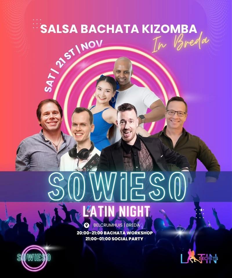 SOWIESO LATIN NIGHT: SALSA BACHATA KIZOMBA | IN BREDA