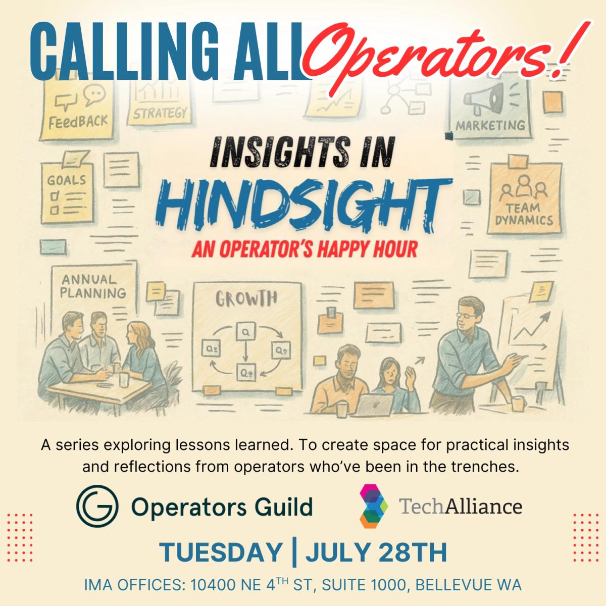 Insights in Hindsights - An Operators Happy Hour