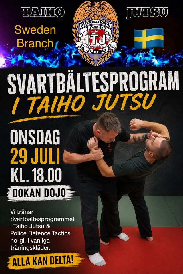 Svartbältesprogram i Taiho Jutsu