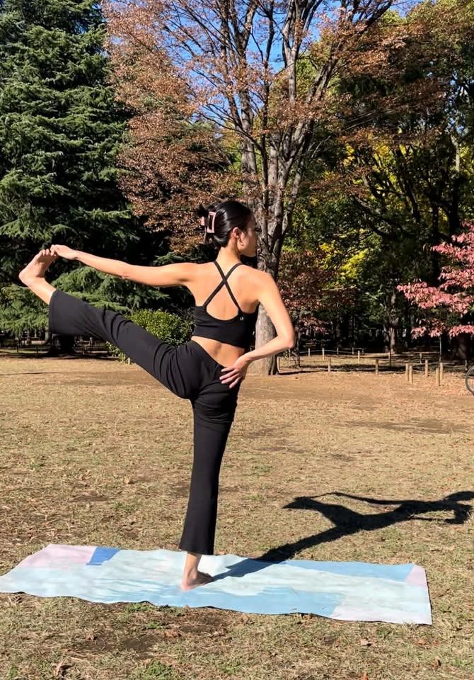 Hatha yoga in English