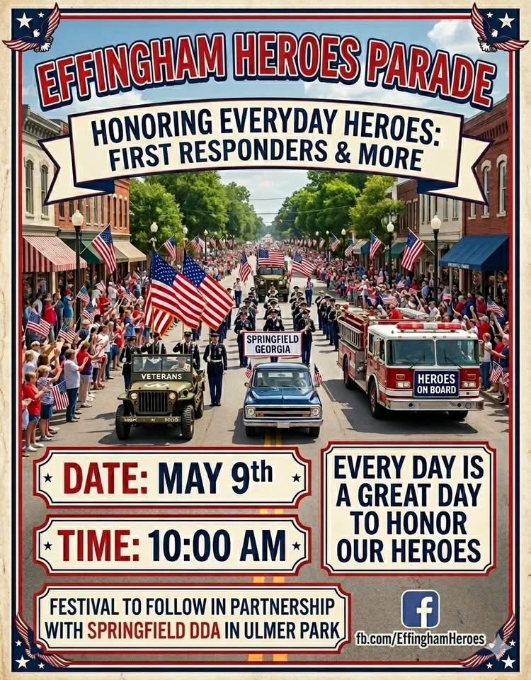Effingham Heroes Parade-DATE CHANGE