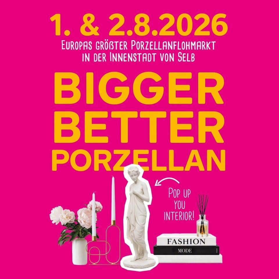 Europas größter Porzellanflohmarkt in Selb