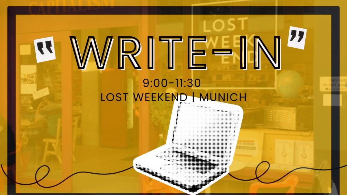 Morning Write In: In Person