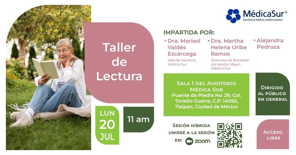Taller de Lectura para el Adulto Mayor