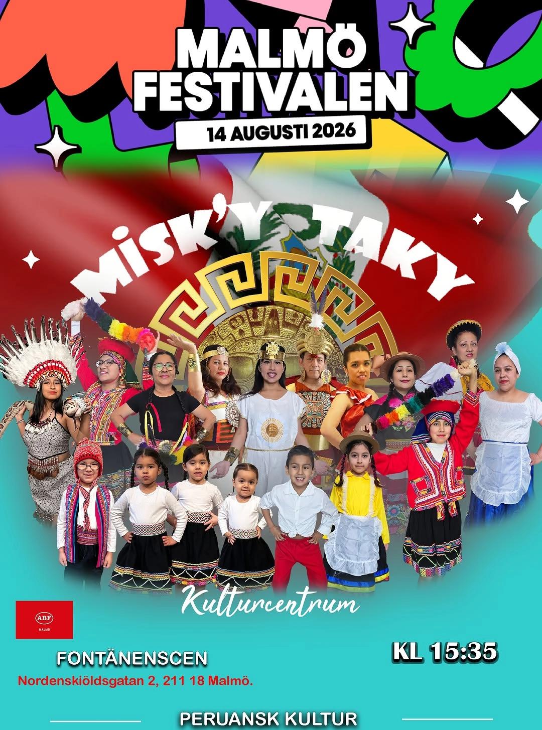 Misk'y Taky – Peruansk Kultur på Malmöfestivalen