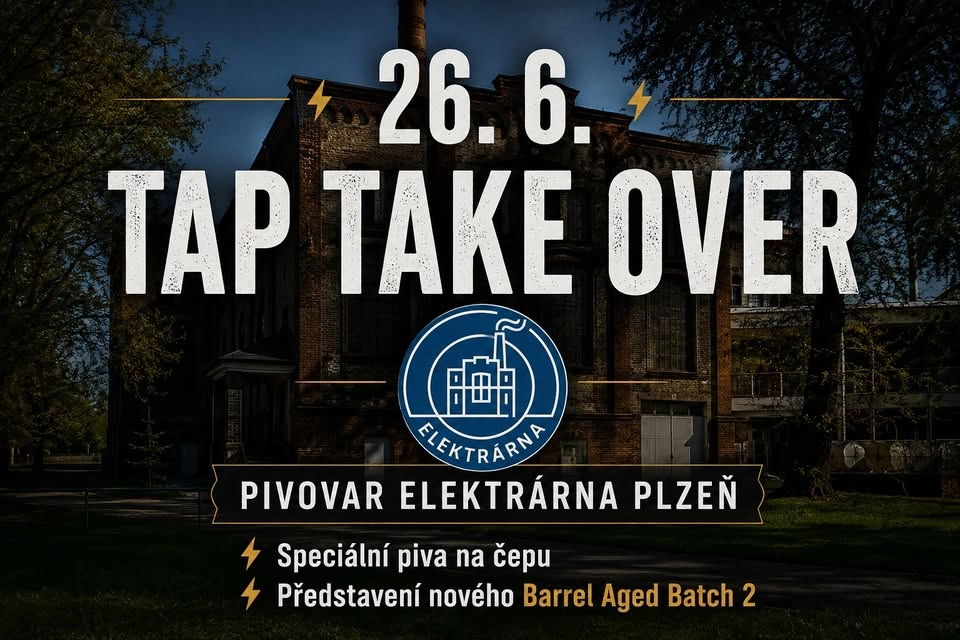 Tap Take Over: Pivovar Elektrárna Plzeň v Black Stuffu!