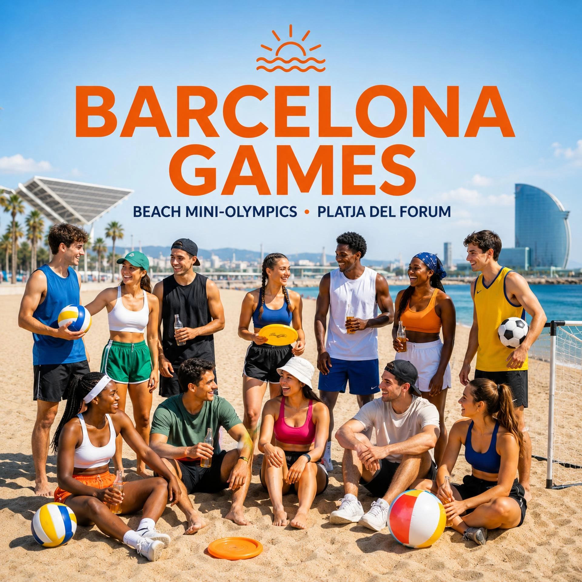 Barcelona Games · Social Beach Sports Meetup