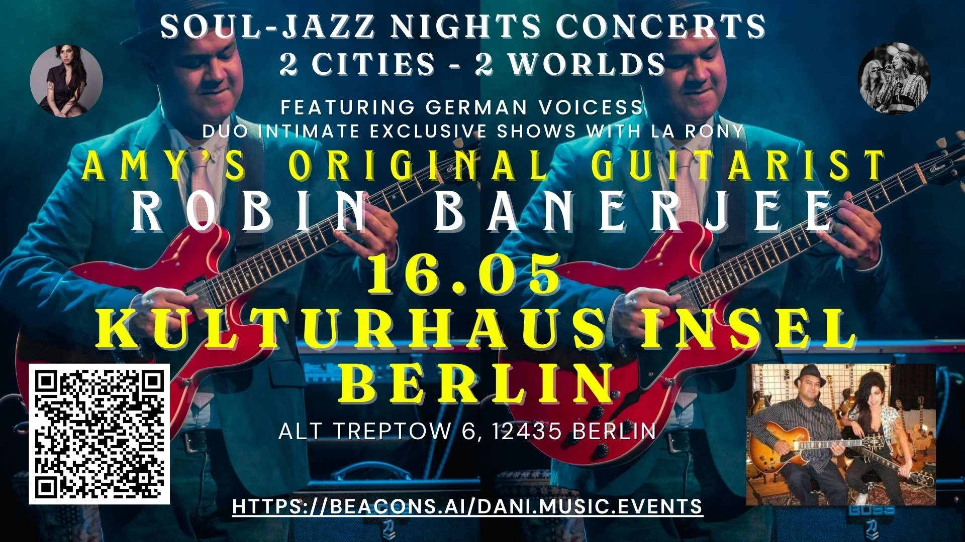 Amy Winehouse Back to Black Guitarist in Berlin