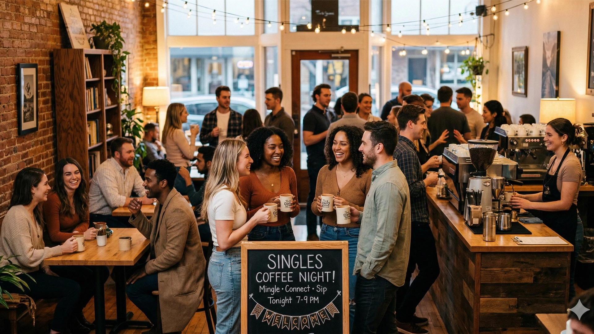 Singles' Coffee Mixer | Saturday | 3 PM | Four Barrel Coffee