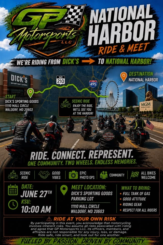 National Harbor Ride and Meet