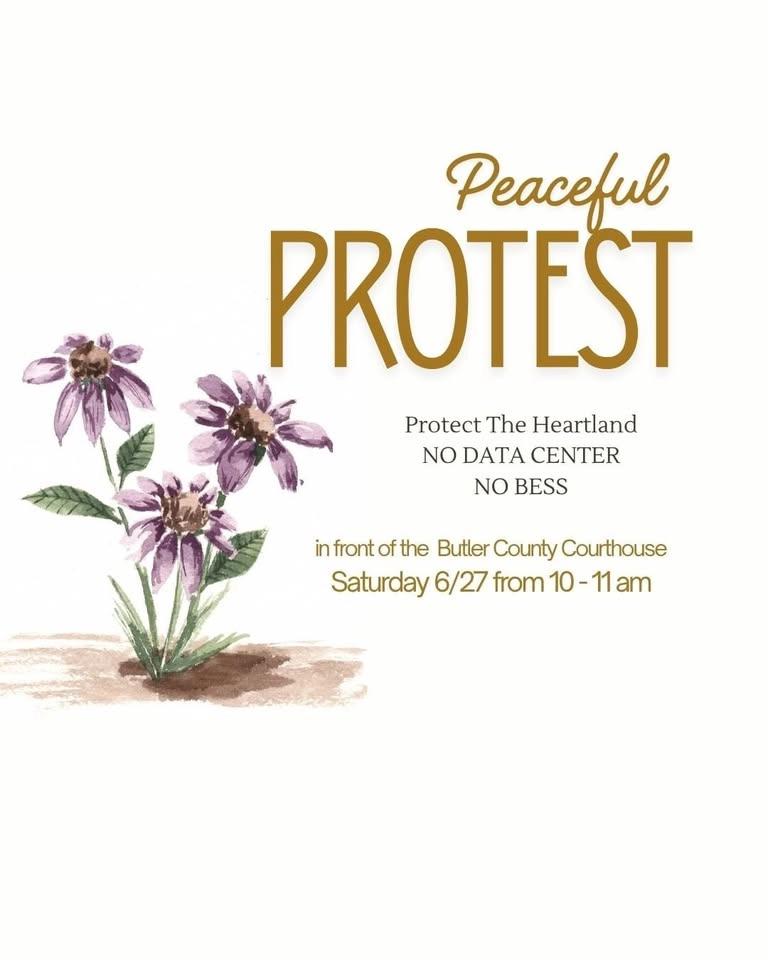 Nationwide Day of Action: Peaceful Protest of Data Centers/BESS, Butler Co., KS