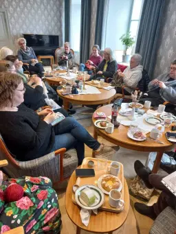 Stickkafe I Malmstensrummet