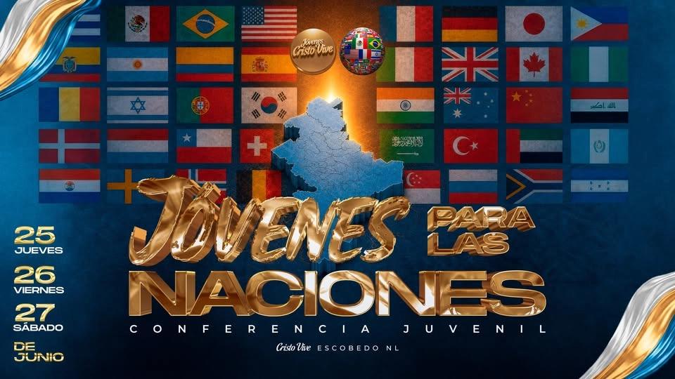 CONFERENCIA DE JÓVENES 2026 🌎 JÓVENES PARA LAS NACIONES🇲🇽🇨🇦🇺🇸🇧🇷🇫🇷
