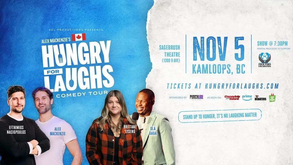 Kamloops, BC- Hungry For Laughs Comedy Tour