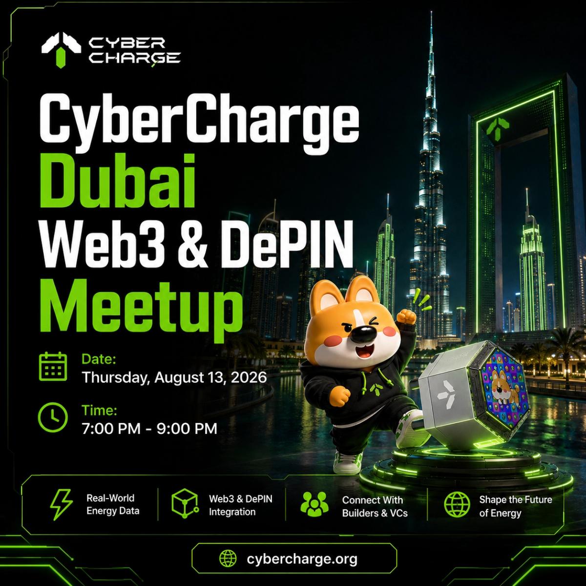 CyberCharge Dubai Web3 & DePIN Meetup