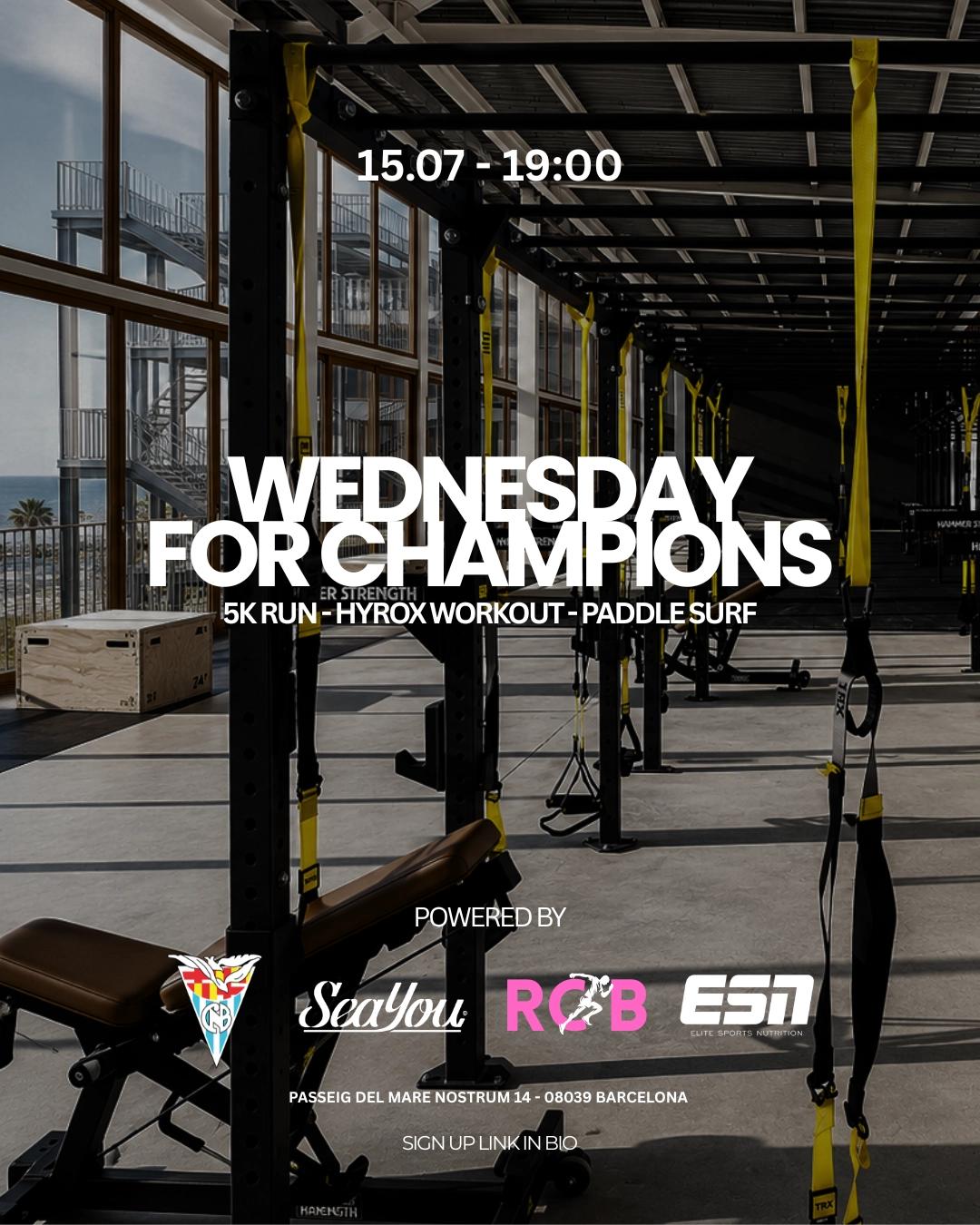 RCB WEDNESDAY FOR CHAMPIONS x SEAYOU x CNB