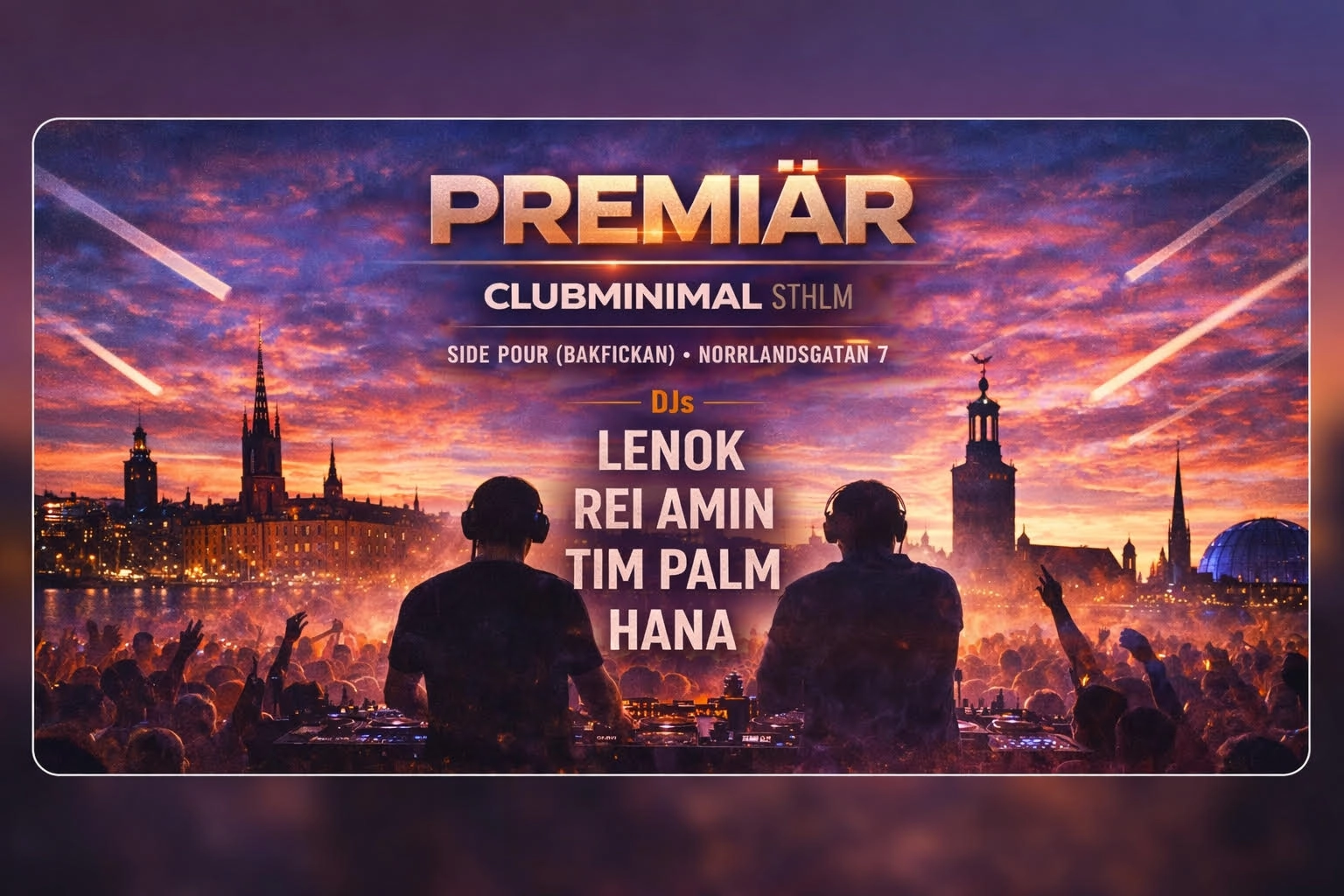 Club Minimal at Side Pour