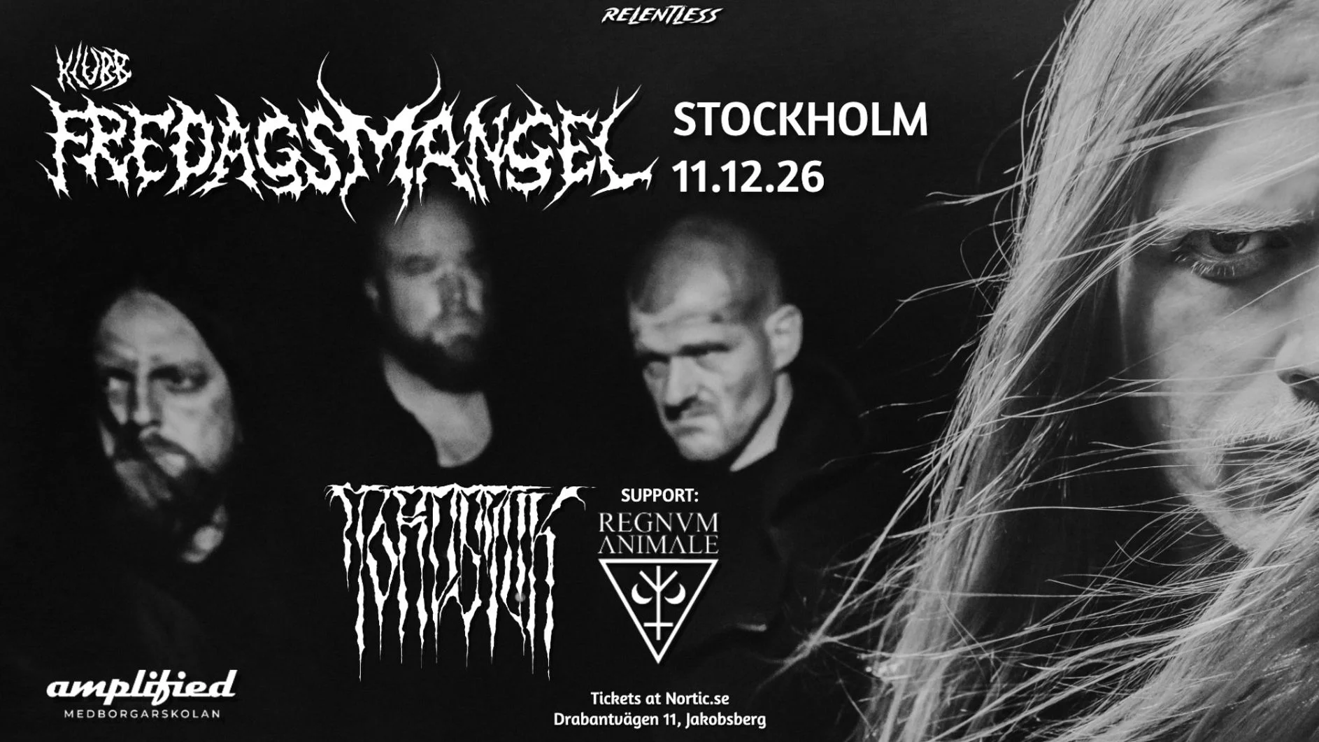 Jordsjuk + Regnvm Animale Live @Klubb Fredagsmangel