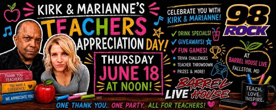 Kirk and Marianneโs NO Fโs Given Last Day of School Teacher's Party