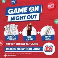 Bingo Balls: Eat, Drink & Play for £6 - Buzz Bingo Metro Centre