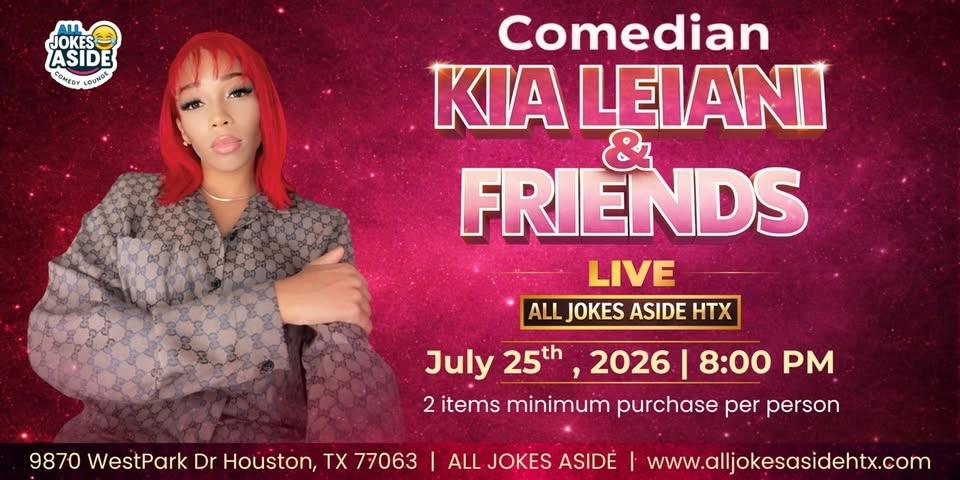 Kia Leiani & Friends Live at All Jokes Aside Comedy Lounge