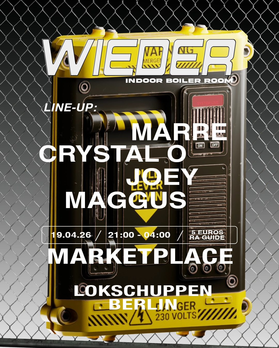 wieder: BOILER ROOM SETUP + MARKETPLACE