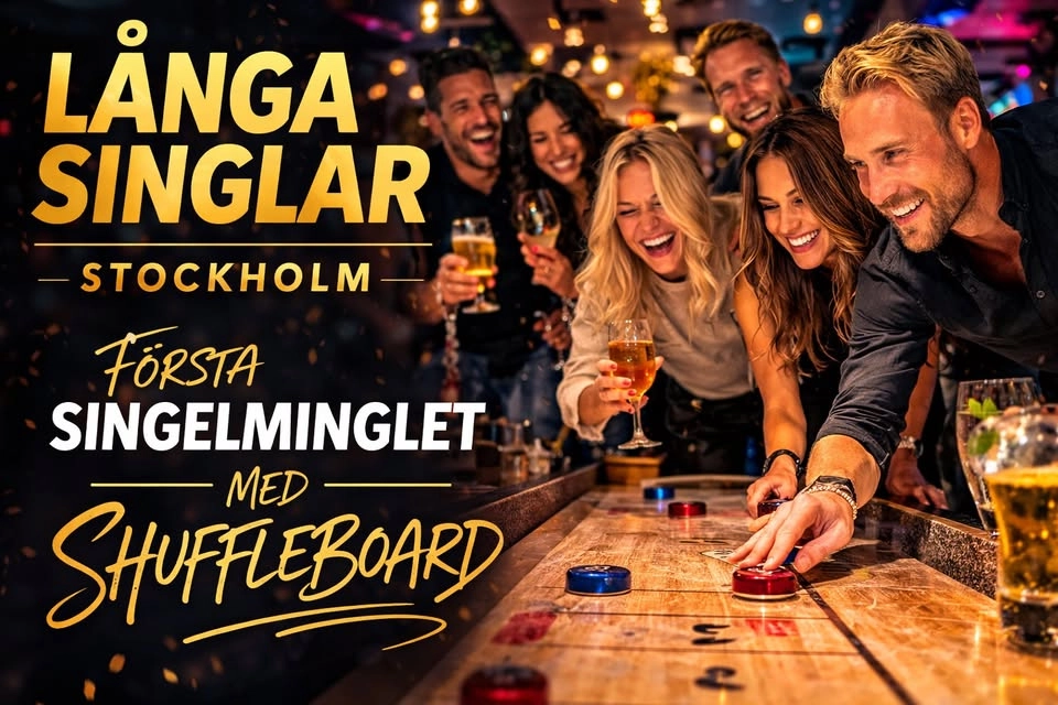 Tjololo!! Första träffen, singelmingel-AW med Shuffleboard 🎱🥳