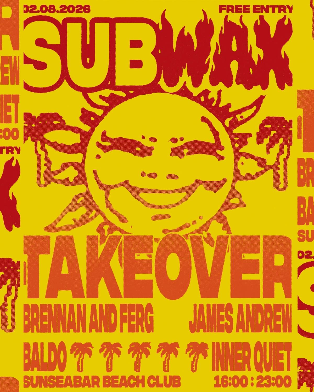 Subwax Takeover - FREE OPEN AIR BEACH PARTY