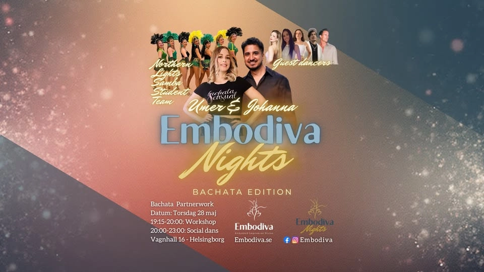 Embodiva Nights: Bachata Workshop + Social Dans med Umer & Johanna