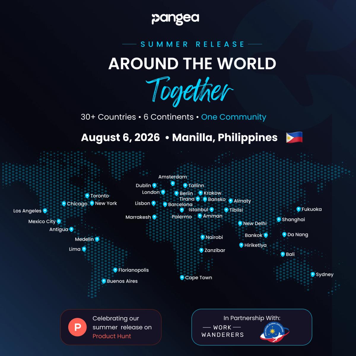 🇵🇭 Manilla (Philippines) - Pangea Product Hunt Launch