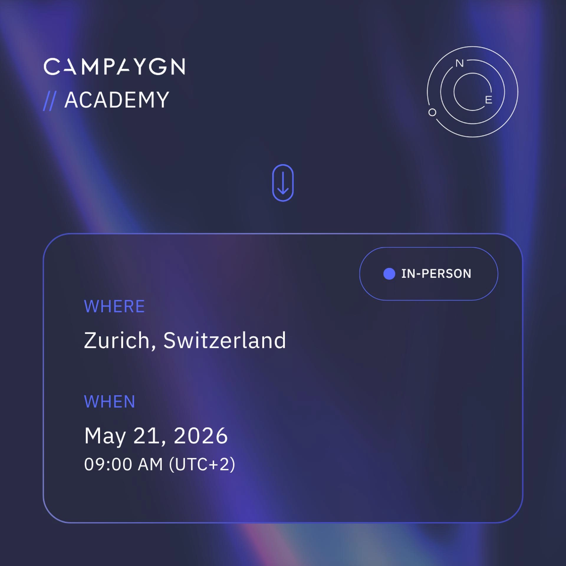 Campaygn Academy I Smarter Influence 2026 - Zurich Edition