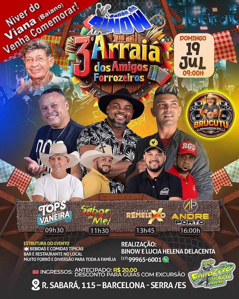 3º ARRAIÁ DOS AMIGOS FORROZEIROS
