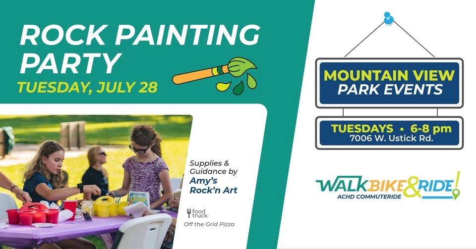 Rock Painting Party (Walk Bike & Ride Event)