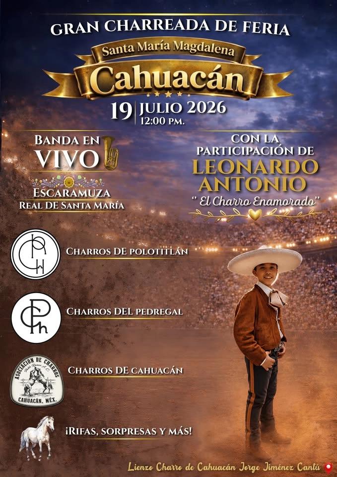 Charreada de Feria Cahuacán 2026