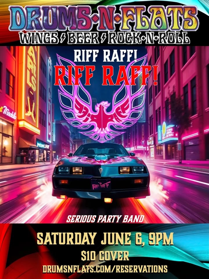 RIFF RAFF Rocking the House at Drums N Flats