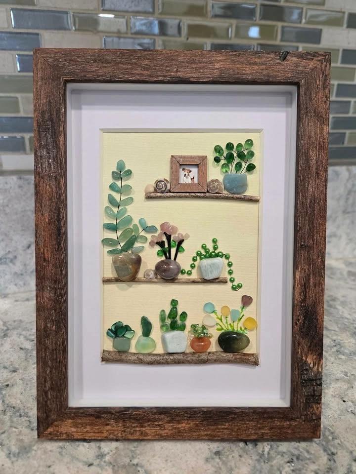 DIY Plant Pebble Art*Aug 9
