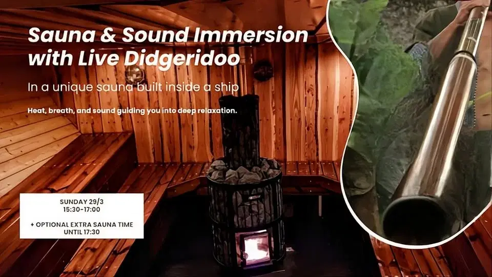 Sauna & Sound Immersion with Didgeridoo